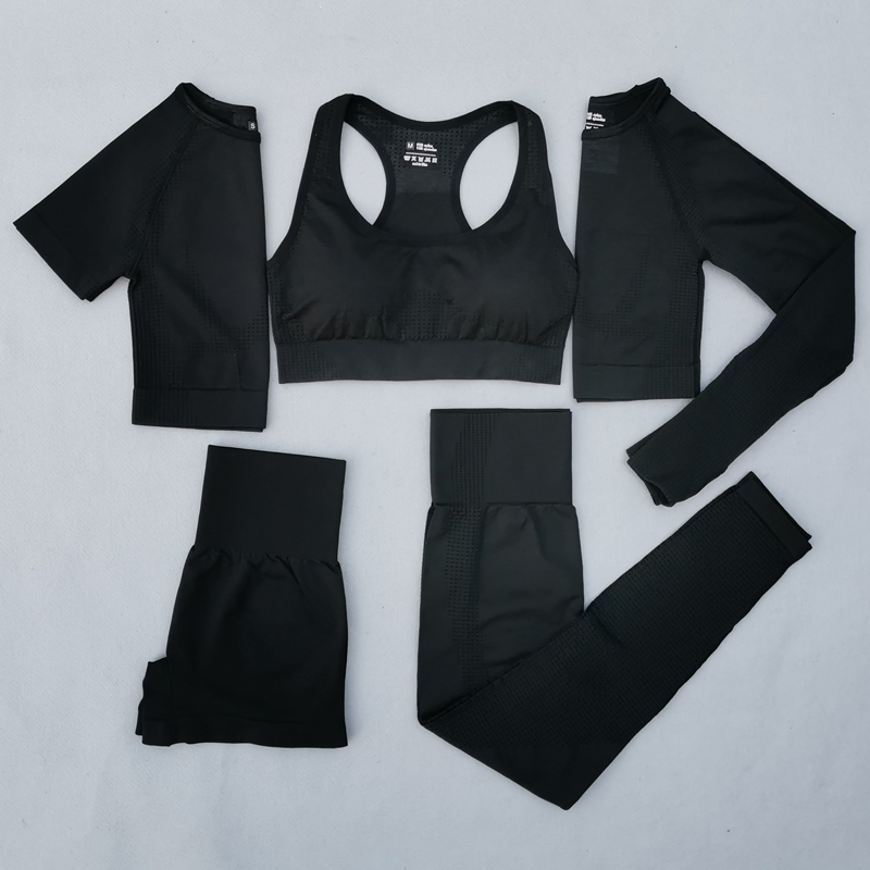 Women Vital Seamless Yoga Set Workout Sport Wear Gym Clothing Short/Long Sleeve Crop Top High Waist Leggings Sports Suit Y1225, Gray
Women Vital Seamless Yoga Set Workout Sport Wear Gym Clothing Short/Long Sleeve Crop Top High Waist Leggings Sports Suit Y1225, Gray