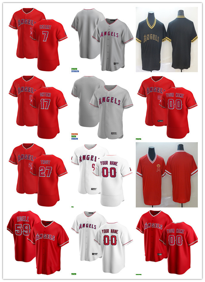 Men Women Youth 17 Shohei Ohtani 27 Mike Trout 59 Jo Adell 7 Zack Cozart Custom Baseball Jersey Blank red white gray, Blue;black
Men Women Youth 17 Shohei Ohtani 27 Mike Trout 59 Jo Adell 7 Zack Cozart Custom Baseball Jersey Blank red white gray, Blue;black