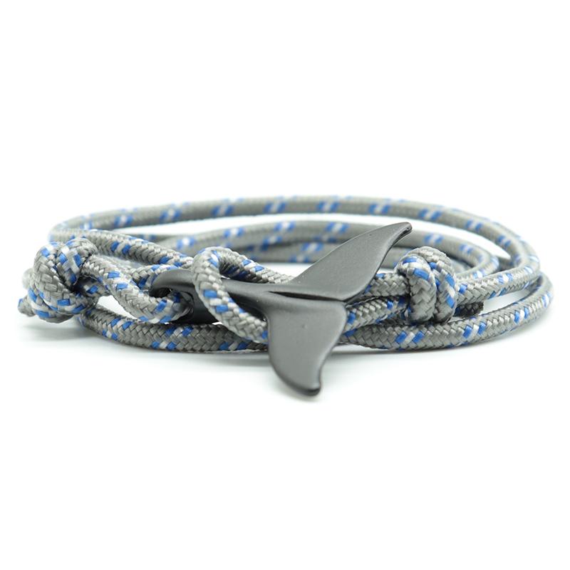 Charm Bracelets 2021 Fashion Paracord Men Women Adjustable Lucky Red Braslet Easy Hook Tail Braclet Hiphop Rock Jewelry Pulsera