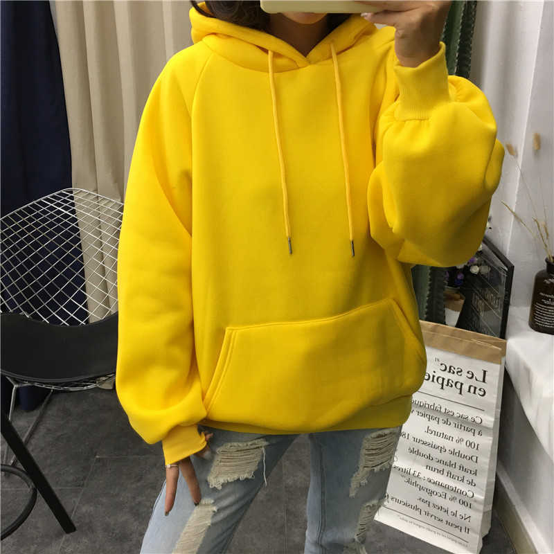 Winter Solid color Ulzzang punk Women casual autumn plus velvet Harajuku Vintage fashion loose pocket hooded ins sweatshirt 210608
Winter Solid color Ulzzang punk Women casual autumn plus velvet Harajuku Vintage fashion loose pocket hooded ins sweatshirt 210608
