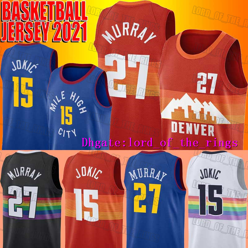 Denvers Nikola 15 Stitched Jokic Jersey Jamal 27 Murray Jerseys Statement Basketball Uniform, Black;red
Denvers Nikola 15 Stitched Jokic Jersey Jamal 27 Murray Jerseys Statement Basketball Uniform, Black;red