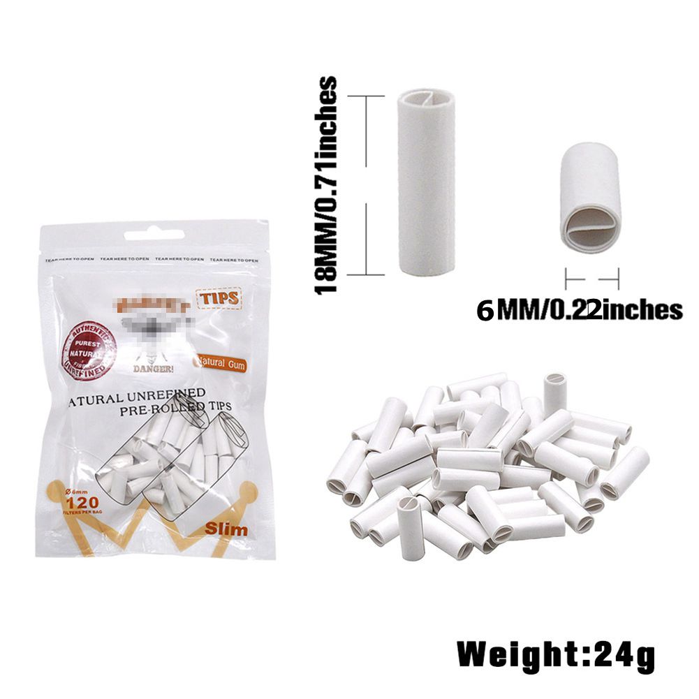 120pcs/bag White Disposable Tobacco Cigarette Filter 18*6mm Smoking Accessories Tip Pre Rolled Smok Cigarettes Filters Holder Roll Paper Tips Smoke Rolling Papers
120pcs/bag White Disposable Tobacco Cigarette Filter 18*6mm Smoking Accessories Tip Pre Rolled Smok Cigarettes Filters Holder Roll Paper Tips Smoke Rolling Papers