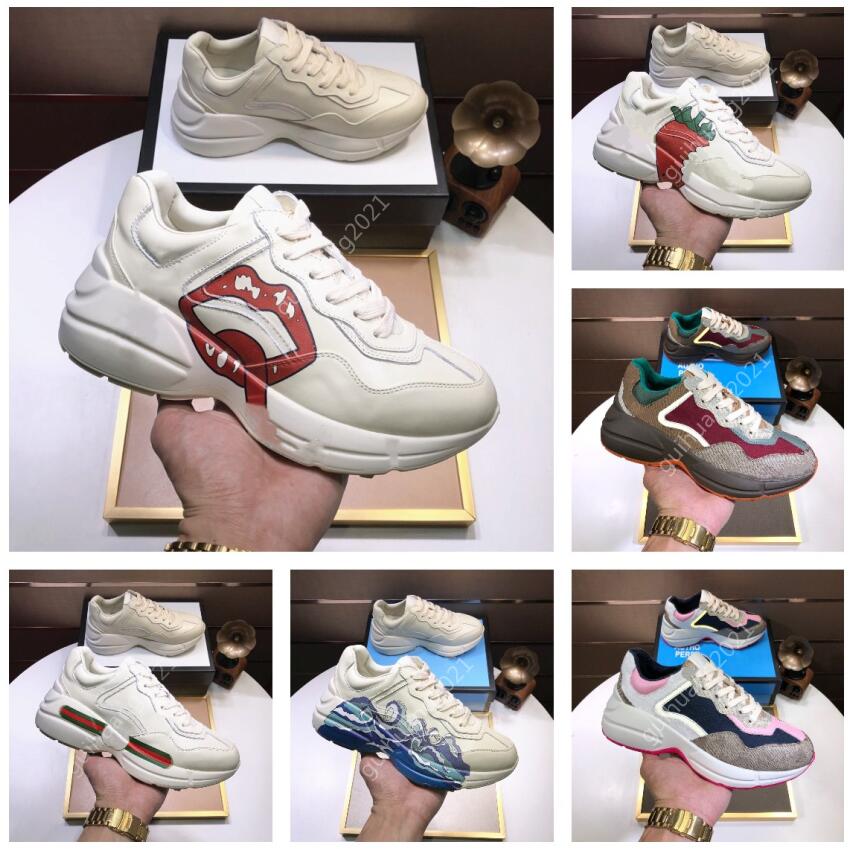 Designer shoes Rhyton Sneakers Beige Men Trainers Vintage Luxury Chaussures Ladies Shoe Designers Sneaker size 35-46 with box, Shoelace
Designer shoes Rhyton Sneakers Beige Men Trainers Vintage Luxury Chaussures Ladies Shoe Designers Sneaker size 35-46 with box, Shoelace