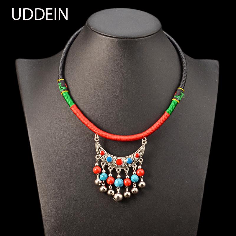 Chokers UDDEIN Fashion Torques Statement Maxi Necklace Vintage Bib Beads Jewelry Handmade Rope Chain Bohemian Ethnic For Women, Golden;silver
Chokers UDDEIN Fashion Torques Statement Maxi Necklace Vintage Bib Beads Jewelry Handmade Rope Chain Bohemian Ethnic For Women, Golden;silver