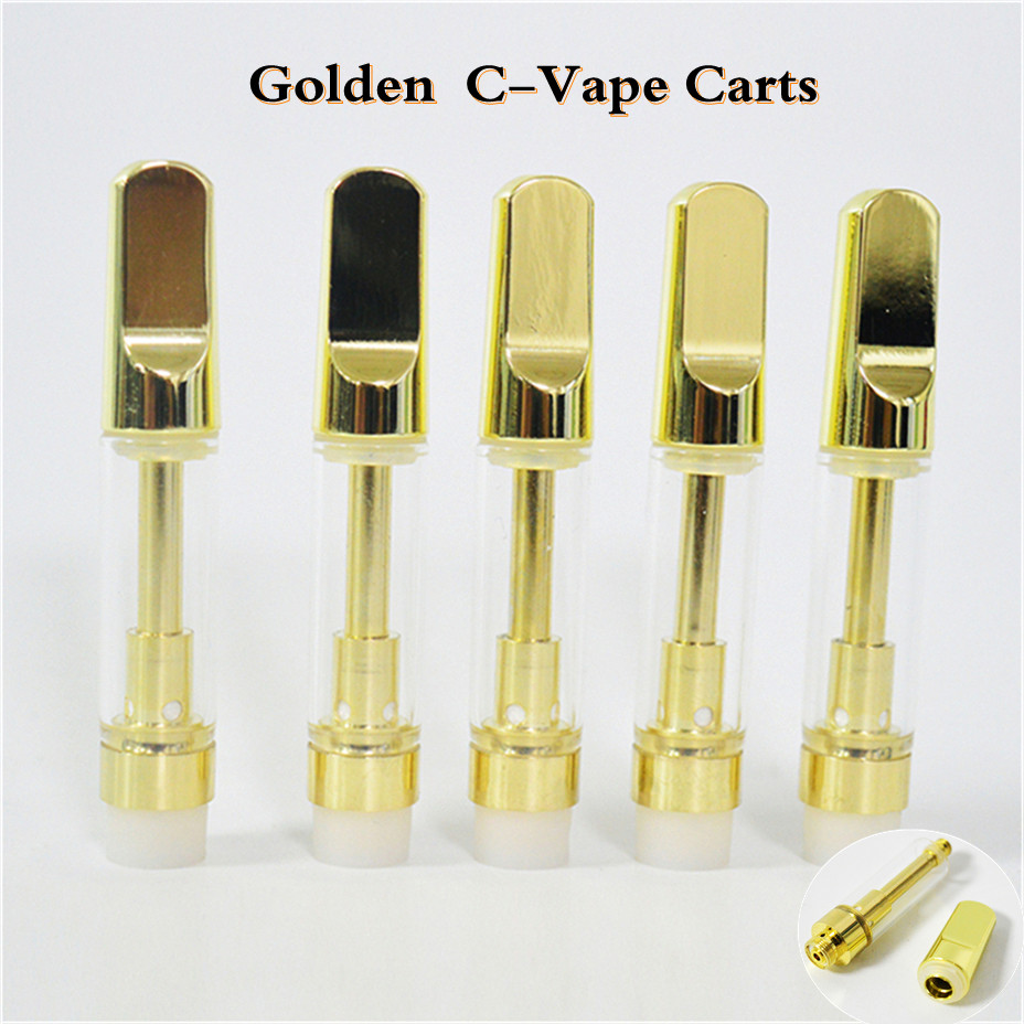 Golden Vape Cartridges 0.8ML Thick Oil Atomizer Gold Tips Empty Ceramic Coil Vapes Tanks Glass Cartridge 1ml Atomizers 510 Thread Vaporizer Packaging E Cig Delta 8
Golden Vape Cartridges 0.8ML Thick Oil Atomizer Gold Tips Empty Ceramic Coil Vapes Tanks Glass Cartridge 1ml Atomizers 510 Thread Vaporizer Packaging E Cig Delta 8
