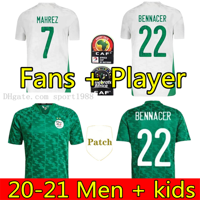 Fan player version Algerie 2021 home Soccer Jerseys MAHREZ FEGHOULI BENNACER 20 21 Algeria football kits shirt men kids sets maillot de foot
Fan player version Algerie 2021 home Soccer Jerseys MAHREZ FEGHOULI BENNACER 20 21 Algeria football kits shirt men kids sets maillot de foot