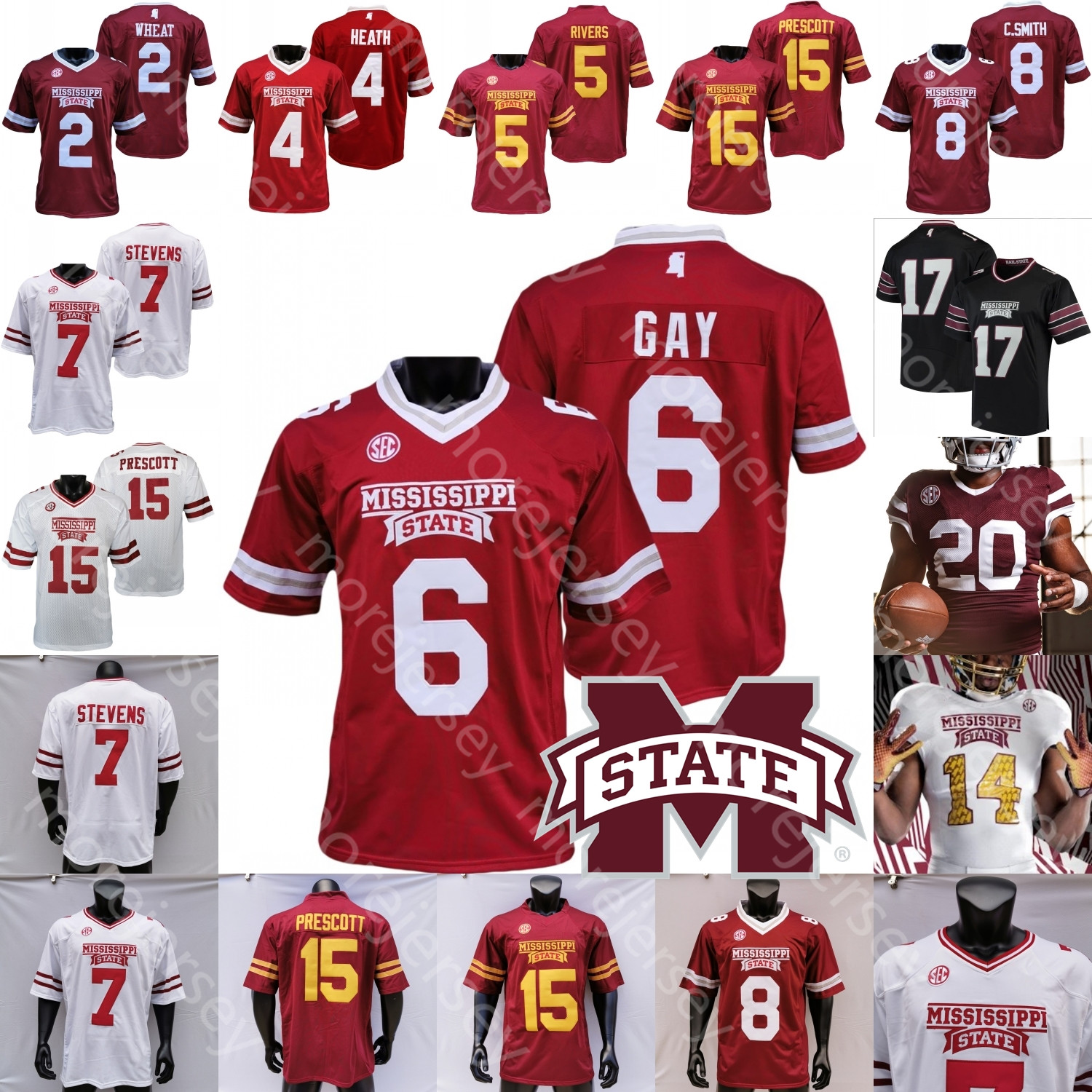 Mississippi State Bulldogs MSU Football Jersey NCAA College Dak Prescott Will Rogers Jo'quavious Marks Thomas Ducking Johnson Watson Richardson Williams Cox Gay, Red i
Mississippi State Bulldogs MSU Football Jersey NCAA College Dak Prescott Will Rogers Jo'quavious Marks Thomas Ducking Johnson Watson Richardson Williams Cox Gay, Red i