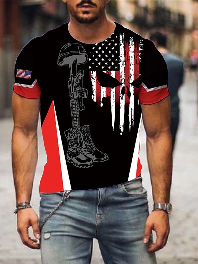 2021 Flag Men Graphic T-Shirts Summer 3D Print Casual Streetwear Cosplay Costume T Shirt Fashion Harajuku Top Tees Unisex Clothing, White;black
2021 Flag Men Graphic T-Shirts Summer 3D Print Casual Streetwear Cosplay Costume T Shirt Fashion Harajuku Top Tees Unisex Clothing, White;black