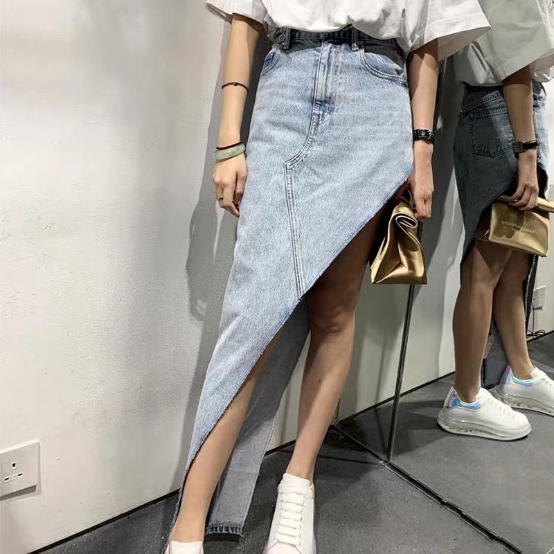 Asymmetric Denim Midi Skirt Women Spring Summer Female Fashion Blue Long Skirts With Pockets Ladies Sexy
Asymmetric Denim Midi Skirt Women Spring Summer Female Fashion Blue Long Skirts With Pockets Ladies Sexy