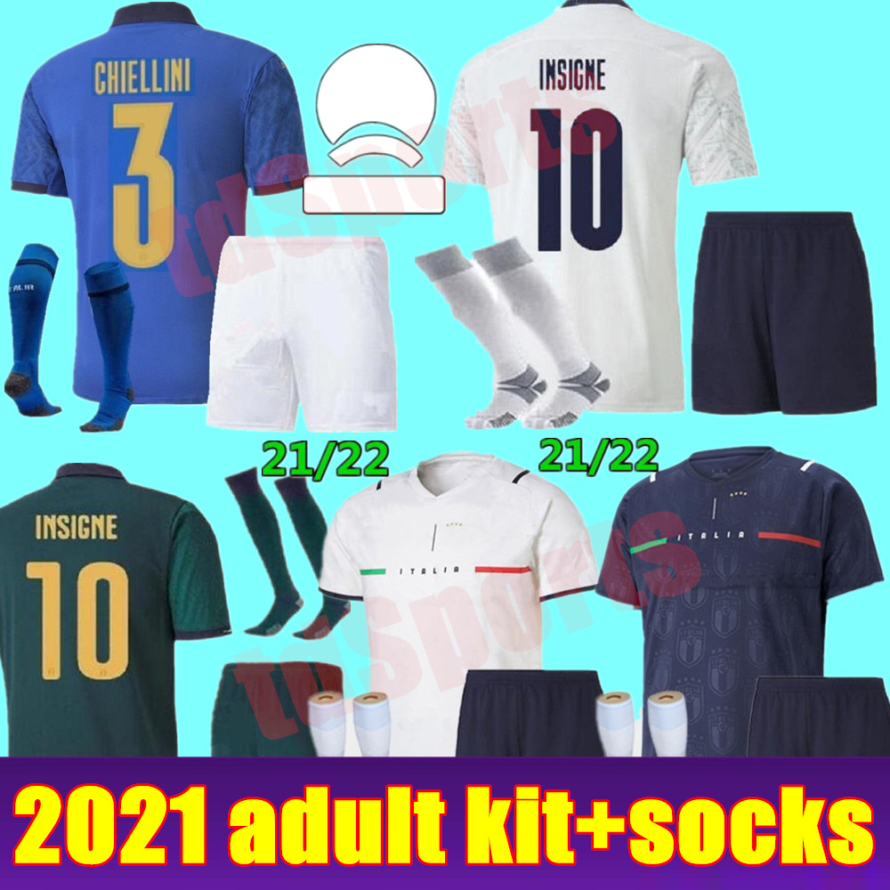 Men kit 2021 Italy Soccer Jerseys INSIGNE IMMOBILE 21 22 DE ROSSI Third Renaissance BELOTTI TOTTI adult Football Kits Shirt, Home+eurocup patch
Men kit 2021 Italy Soccer Jerseys INSIGNE IMMOBILE 21 22 DE ROSSI Third Renaissance BELOTTI TOTTI adult Football Kits Shirt, Home+eurocup patch
