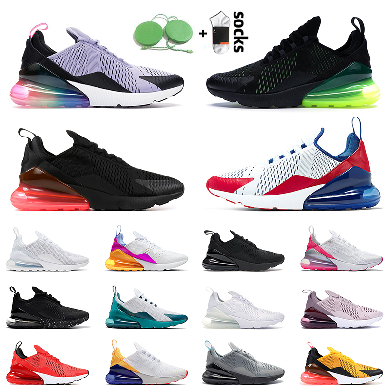 270 Running Shoes Men Women Triple Black White Red Trainers Betrue Volt Punch USA 270s Throwback Future Barely Rose Summer Gradient Outdoor Sport Sneakers, Keychain