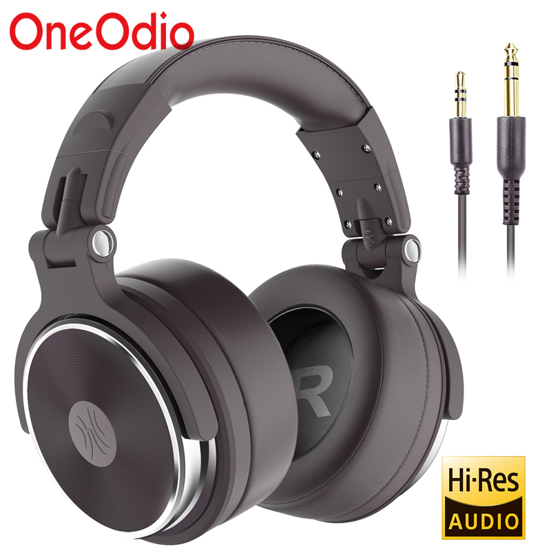 Oneodio pro-50 stereo headphones with professional studio wire dj headset with microphone over ear monitor low earphones, Gold
Oneodio pro-50 stereo headphones with professional studio wire dj headset with microphone over ear monitor low earphones, Gold