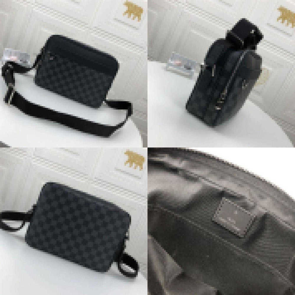 Designer Damier Graphite Io Shoulder Bag Size: 29 x 21 8CM 
Designer Damier Graphite Io Shoulder Bag Size: 29 x 21 8CM