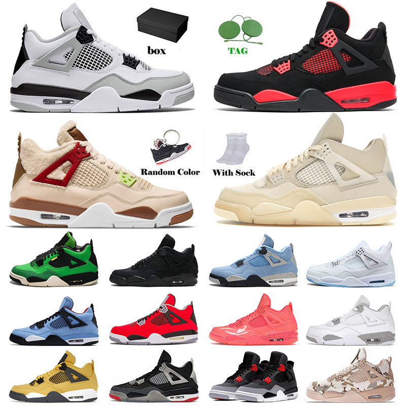 Jumpman 4 IV Mens Basketball Shoes Top High Quality Black Cat 4s Military Travis Scotts Cactus Jack White Off Wild Things Oreo Red Thunder T
Jumpman 4 IV Mens Basketball Shoes Top High Quality Black Cat 4s Military Travis Scotts Cactus Jack White Off Wild Things Oreo Red Thunder T