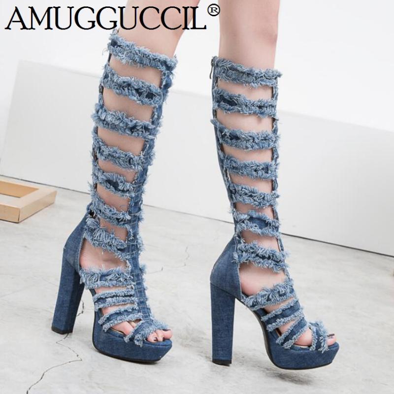 Plus Big Size 33-43 Black Blue Zip Fashion Sexy High Heel Platform Summer Female Lady Women Gladiator Sandals L1066
Plus Big Size 33-43 Black Blue Zip Fashion Sexy High Heel Platform Summer Female Lady Women Gladiator Sandals L1066