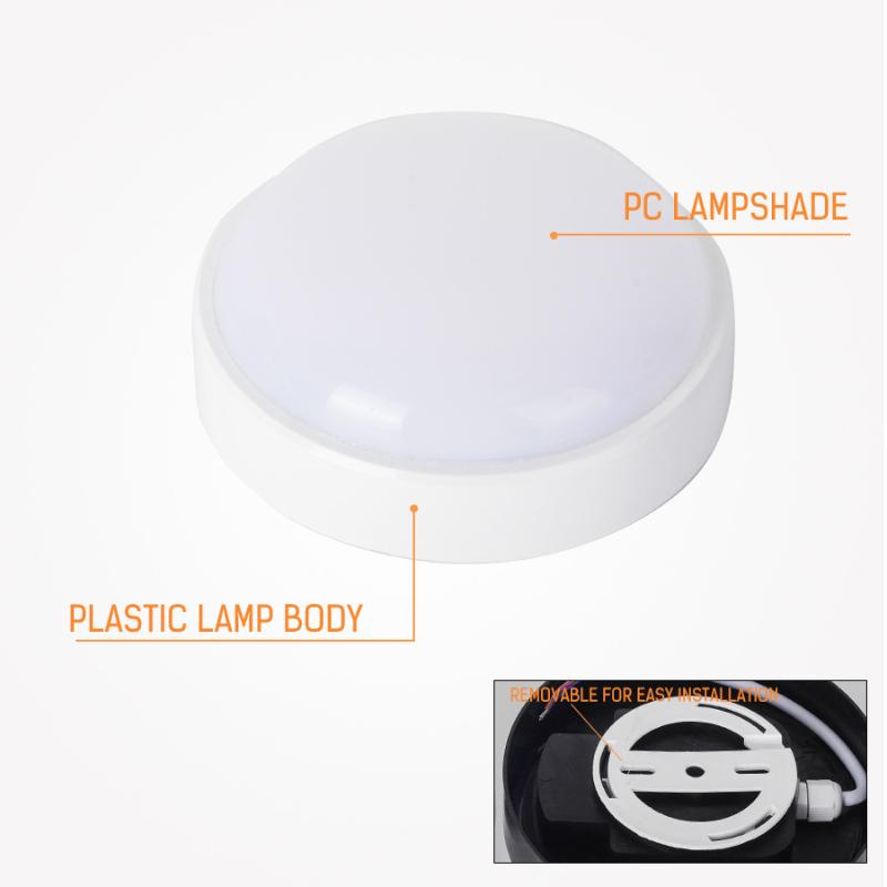 Modern LED Wall Lamps Moistureproof Front Porch Ceiling Light Surface Mounted Oval For Outdoor Garden Bathroom Lighting Lamp