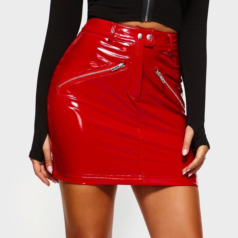 Skirts Women PU Sexy Casual Red Summer Club Travel Bodycon High Waist Zipper Plain Female Fashion Punk Solid Hip Hop
Skirts Women PU Sexy Casual Red Summer Club Travel Bodycon High Waist Zipper Plain Female Fashion Punk Solid Hip Hop