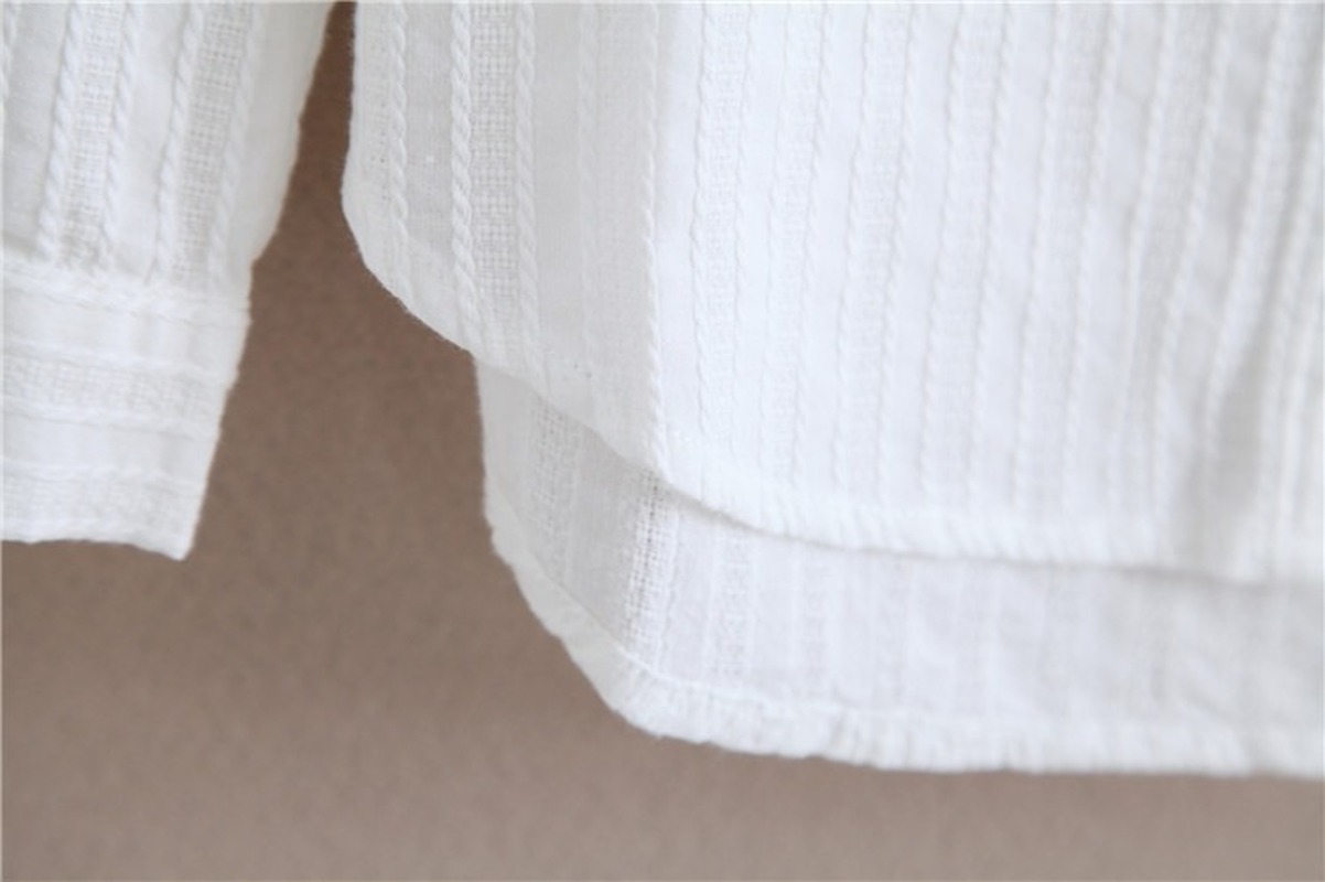 Fashion office white blouse women shirts long sleeve Cotton Shirt High Quality Women Blouses Casual Ladies Tops 1715 50 210506