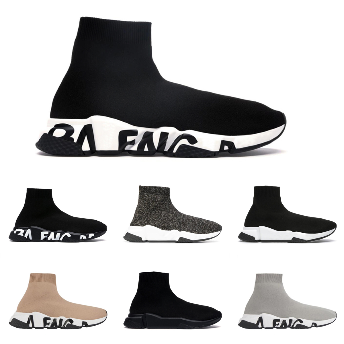 2022 High Quality Platform Casual Shoes Mens Womens Sock Sports Balenciaca Fly knit Sneakers Triple Beige White Vintage Trainers Size 36-45 With Box, 24
2022 High Quality Platform Casual Shoes Mens Womens Sock Sports Balenciaca Fly knit Sneakers Triple Beige White Vintage Trainers Size 36-45 With Box, 24