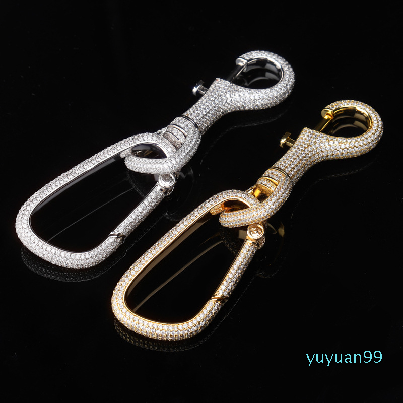 Luxury Designer Jewelry Keychain Iced Out Bling Diamond Key Chain Hip Hop Key Ring Men Accessories Gold Silver portachiavi designers keyring
Luxury Designer Jewelry Keychain Iced Out Bling Diamond Key Chain Hip Hop Key Ring Men Accessories Gold Silver portachiavi designers keyring