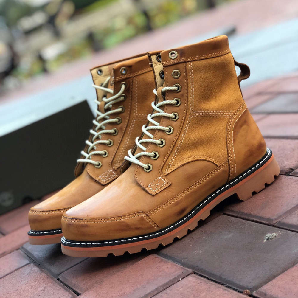 Designer new wool Martin boots classic high-top rhubarb plush one outdoor leisure, Yellow
Designer new wool Martin boots classic high-top rhubarb plush one outdoor leisure, Yellow