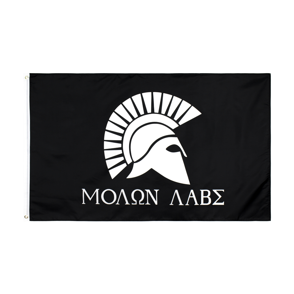 Molon Labe Flag Large 3 X1.5 Ft Foot Come and Take it US Flags Banner 90*150cm Polyester with Brass Grommets Home Garden Wall Boat Decor
Molon Labe Flag Large 3 X1.5 Ft Foot Come and Take it US Flags Banner 90*150cm Polyester with Brass Grommets Home Garden Wall Boat Decor