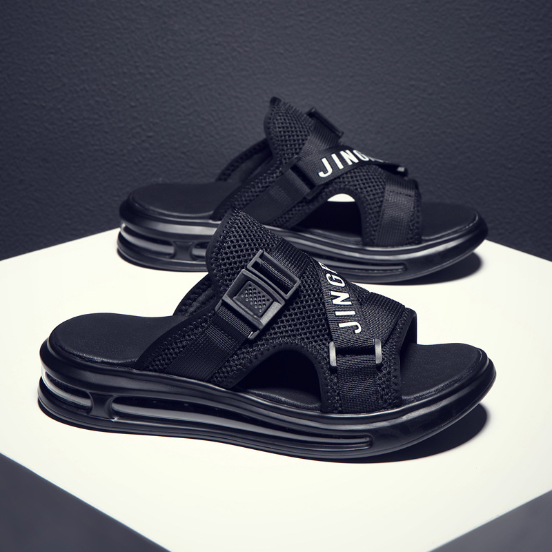 Slippers Air cushioned slippers men's summer wear thick bottomed high profile outdoor Vietnamese sandals antiskid beach K3SH, 1# shoe box
Slippers Air cushioned slippers men's summer wear thick bottomed high profile outdoor Vietnamese sandals antiskid beach K3SH, 1# shoe box