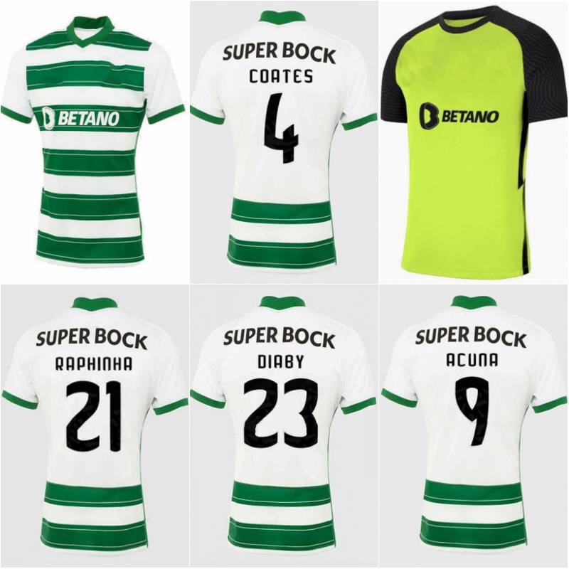 2021/22 Sporting Clube de Soccer Jersey LISBON #90 SPORAR ACUNA Shirt 2022 Mens #10 VIETTO RAPHINHA PHELLYPE Football Uniform, Black;yellow
2021/22 Sporting Clube de Soccer Jersey LISBON #90 SPORAR ACUNA Shirt 2022 Mens #10 VIETTO RAPHINHA PHELLYPE Football Uniform, Black;yellow