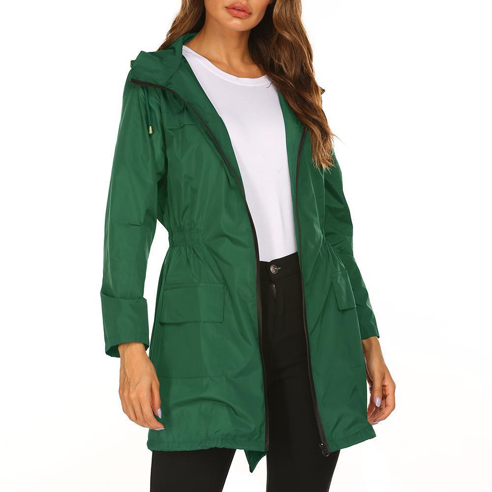 Women's Outdoor windbreaker jacket female autumn and winter Slim medium long coat fashion wind breaker mountaineering suit -10-006, Black
Women's Outdoor windbreaker jacket female autumn and winter Slim medium long coat fashion wind breaker mountaineering suit -10-006, Black