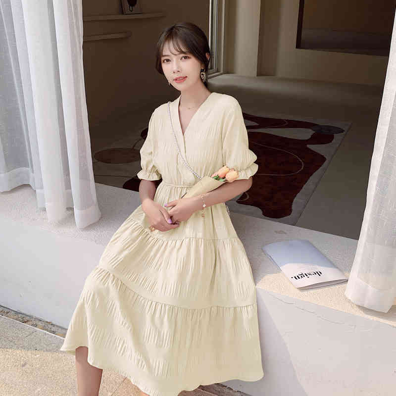 S-XL Plus Size Summer Girls Boho Party pink Female Vintage Dress oversize Short Sleeve Women Dresses Robe Vestido 210417Z