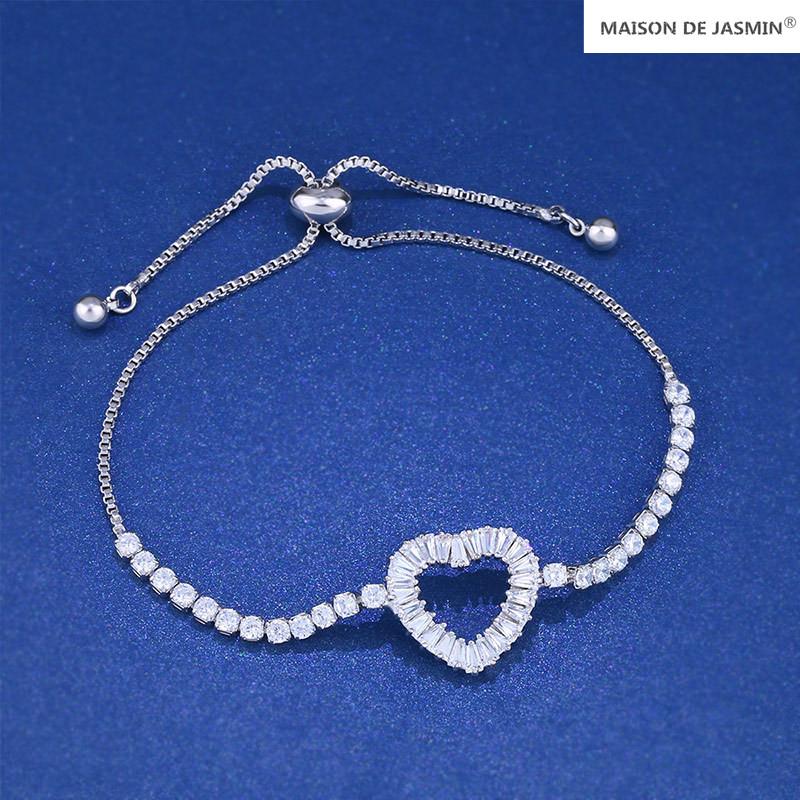 Crystal 925 Jewelry Bracelet Women Link Chain Heart For Girls Bangle Ladies Gifts Link,
Crystal 925 Jewelry Bracelet Women Link Chain Heart For Girls Bangle Ladies Gifts Link,