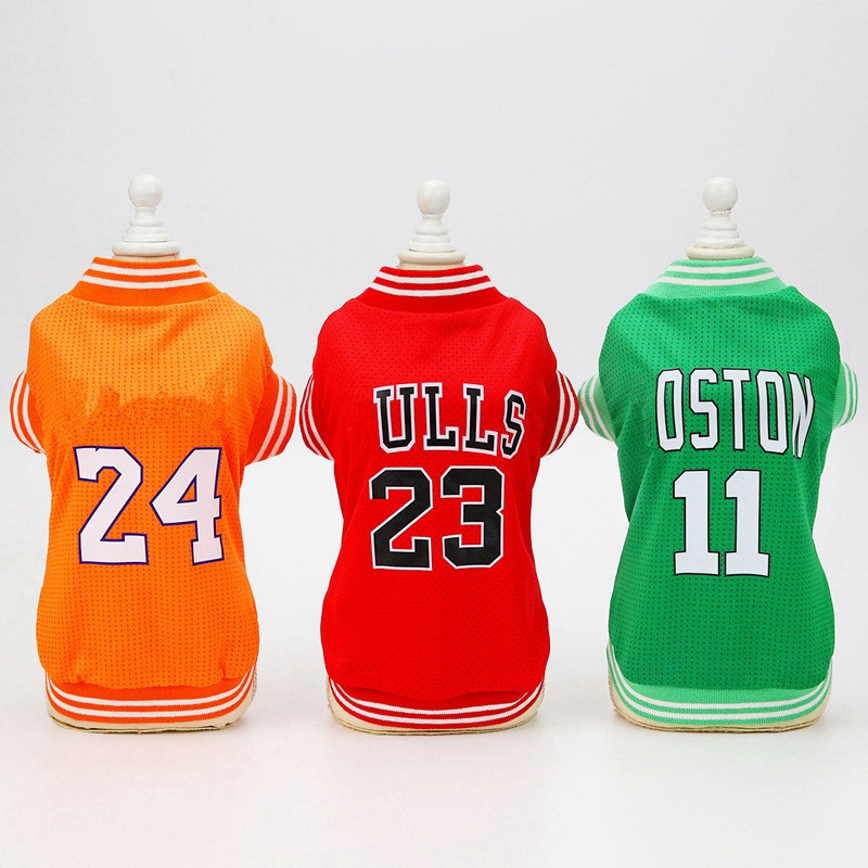 Dog Apparel Vest Basketball Jersey Cool Breathable Pet Cat Clothes Puppy Sportswear Spring Summer Fashion Shirt Large Dogs XL