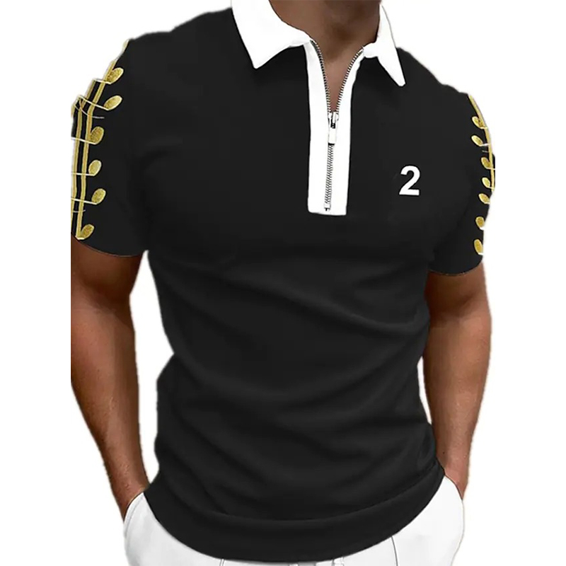 Color square printing men's zipper polo shirt, high quality, comfortable, breathable, fashionable and cool, daily business trip, work party, White;black
Color square printing men's zipper polo shirt, high quality, comfortable, breathable, fashionable and cool, daily business trip, work party, White;black
