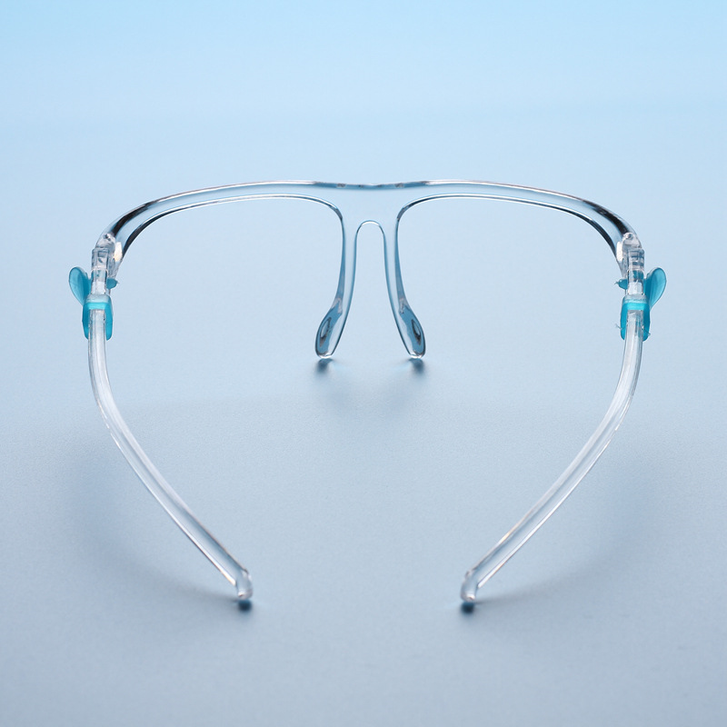 Shield With Glasses Frame Anti-fog Isolation Masks 360 Degree Protection Anti-Splash Anti-Oil Reusable Face Mask Free shipping