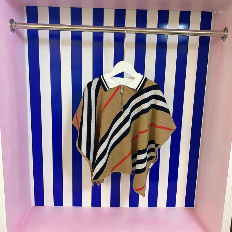Jackets Brand Designer Clothes Girls Knitted Coat Top Autumn 2021 Kids Striped Cashmere Sweaters Spring Cloak Shawl Children's Outerwear, Blue;gray
Jackets Brand Designer Clothes Girls Knitted Coat Top Autumn 2021 Kids Striped Cashmere Sweaters Spring Cloak Shawl Children's Outerwear, Blue;gray