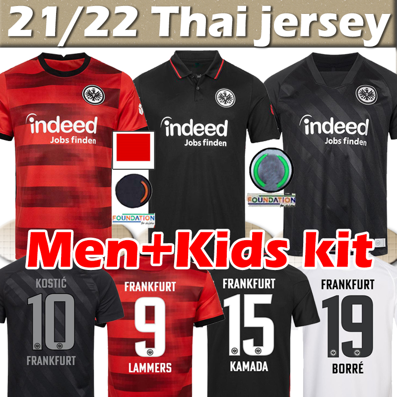 21/22 Eintracht Frankfurt soccer jersey JOVIC RODE SILVA KAMADA HINTEREGGER 2021 2022 Men Kids kit football jerseys Trikot des Fußballs top, 21 22 home women 
21/22 Eintracht Frankfurt soccer jersey JOVIC RODE SILVA KAMADA HINTEREGGER 2021 2022 Men Kids kit football jerseys Trikot des Fußballs top, 21 22 home women