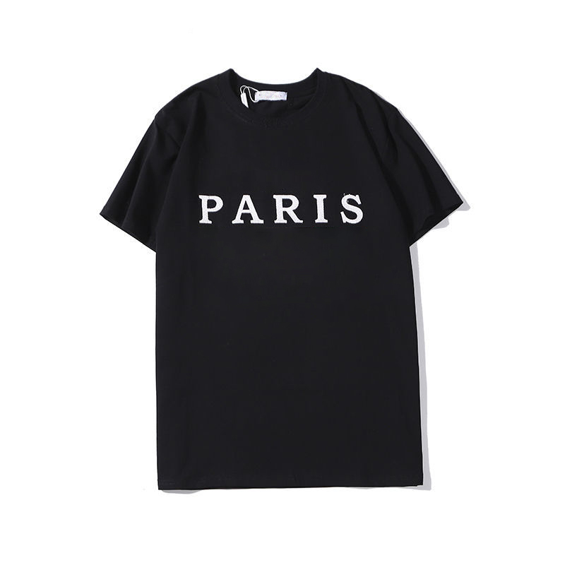 Summer t shirt fashion brand Crown Alphabetic embroidered Shirts casual loose couple short sleeves, White;black
Summer t shirt fashion brand Crown Alphabetic embroidered Shirts casual loose couple short sleeves, White;black