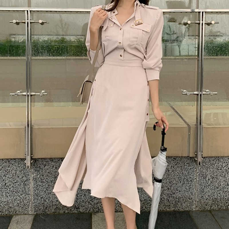 ZAWFL Spring Autumn Women Elegant Shirt Dress Turn Down Collar Long Sleeve With Belt Office Lady Dresses Vestidos 210603, Picture color
ZAWFL Spring Autumn Women Elegant Shirt Dress Turn Down Collar Long Sleeve With Belt Office Lady Dresses Vestidos 210603, Picture color