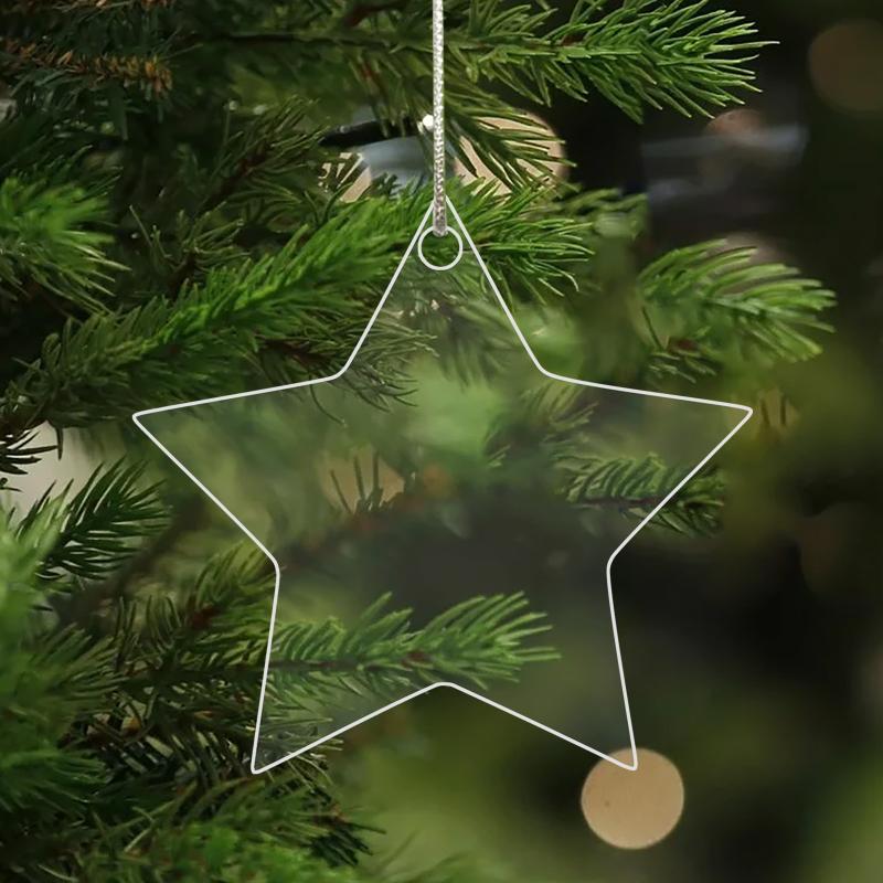 Christmas Decorations DIY Tree Hanging Ornaments Decoration Transparent Multi-shape Blank Acrylic Pendants Xmas Gifts 2021
Christmas Decorations DIY Tree Hanging Ornaments Decoration Transparent Multi-shape Blank Acrylic Pendants Xmas Gifts 2021