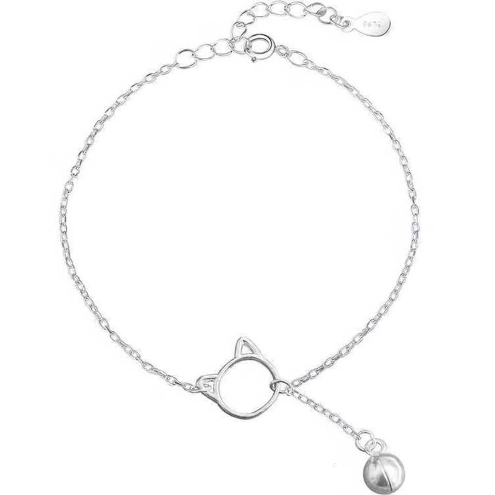 Hand catenary Cat Bracelet women's net red cute cat bell design cool wind bracelet silver jewelry, Golden;silver
Hand catenary Cat Bracelet women's net red cute cat bell design cool wind bracelet silver jewelry, Golden;silver