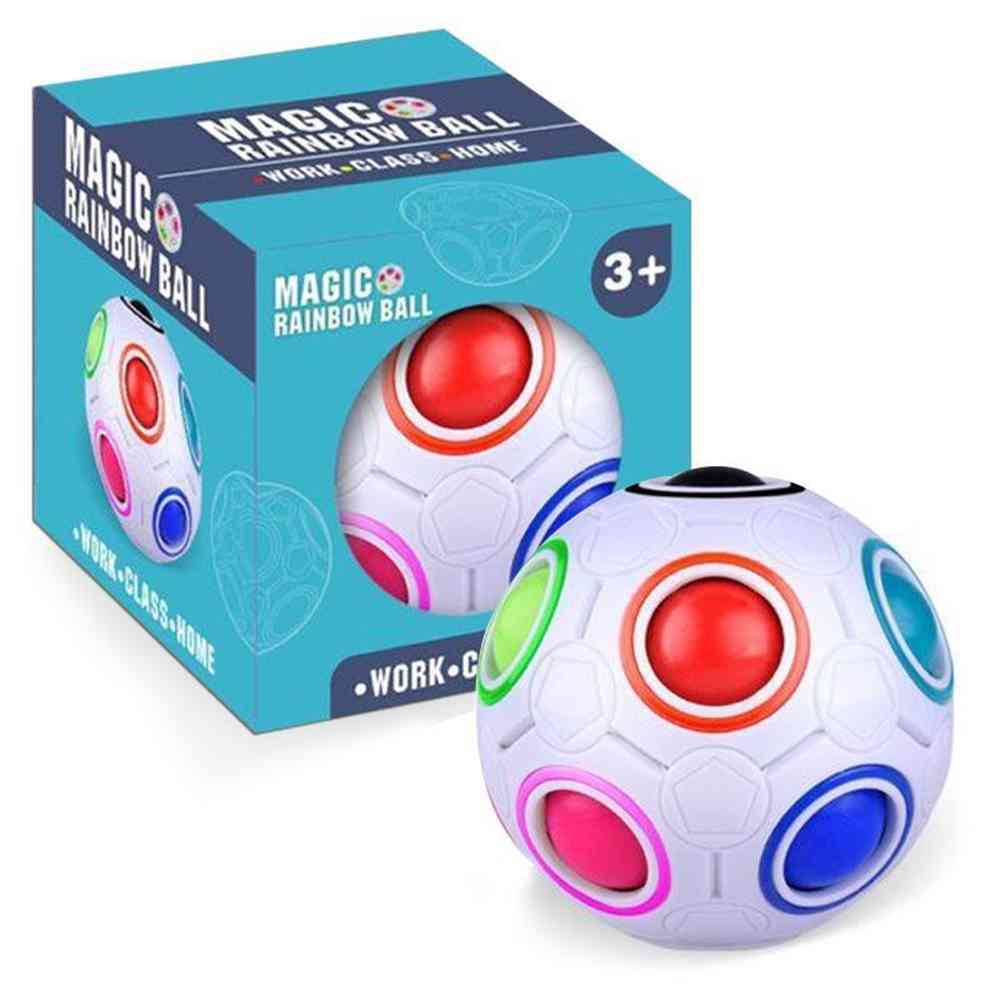 Rainbow Ball Creative Magic Cube Toy Children Speed Football Spherical Puzzles Fingertip Toys Pressure Ball Autism Special Needs H4172S1
Rainbow Ball Creative Magic Cube Toy Children Speed Football Spherical Puzzles Fingertip Toys Pressure Ball Autism Special Needs H4172S1