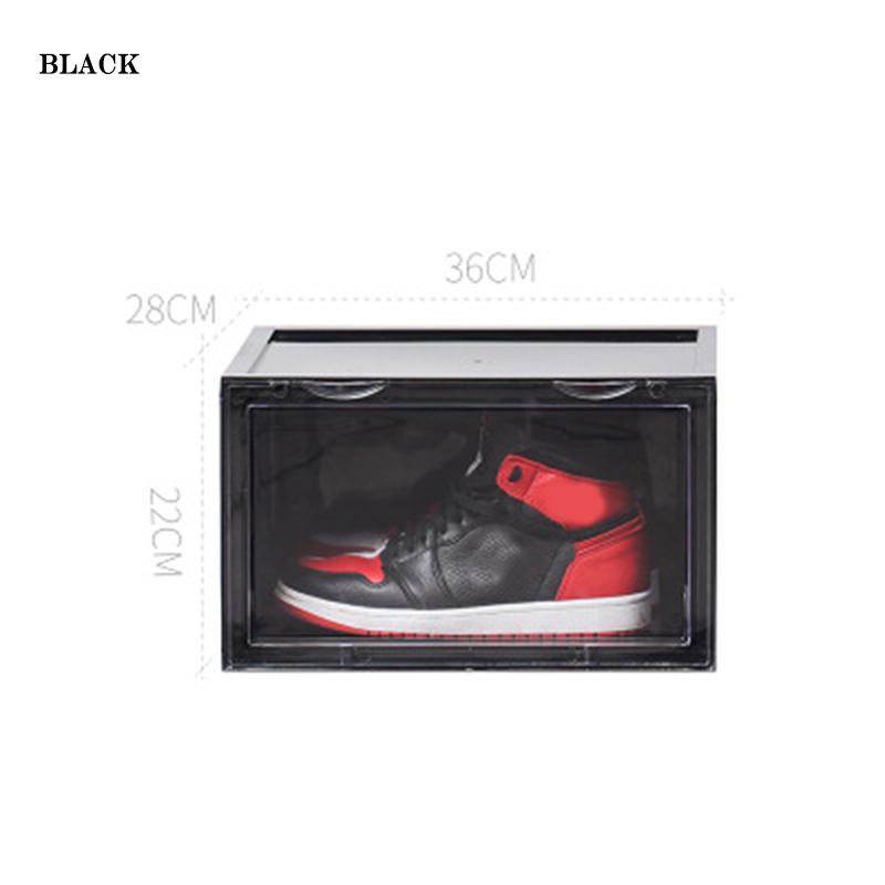 Sneaker Shoe Box Acrylic Display Shoes Storage Case Organizers Stackable Foldable LKS99 Clothing & Wardrobe