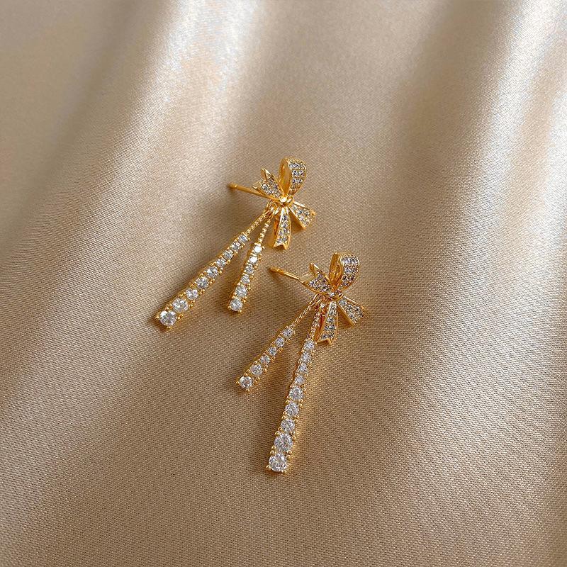 Dangle & Chandelier Japan And South Korea Sweet Cute Bow Pendant Earrings For Women Fashion Party Unusual Chain Tassel Jewelry Gifts, Silver
Dangle & Chandelier Japan And South Korea Sweet Cute Bow Pendant Earrings For Women Fashion Party Unusual Chain Tassel Jewelry Gifts, Silver