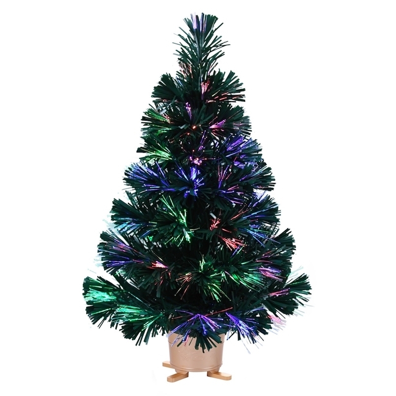 24 or 32 Inch Green Fiber Optic Lighting Christmas Pre-lit Tree with Colorful Changing LED lights in gold Pot 211022
24 or 32 Inch Green Fiber Optic Lighting Christmas Pre-lit Tree with Colorful Changing LED lights in gold Pot 211022