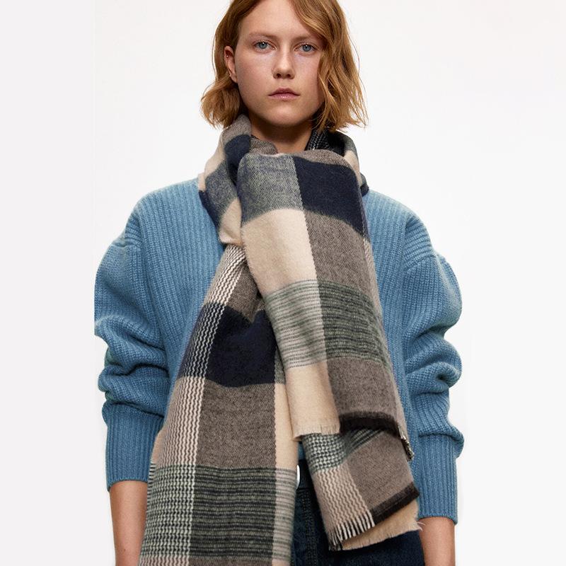 Scarves Men's And Women's Scarf 2021 Autumn Winter Cashmere Thickened British Style Fashion Warm
Scarves Men's And Women's Scarf 2021 Autumn Winter Cashmere Thickened British Style Fashion Warm
