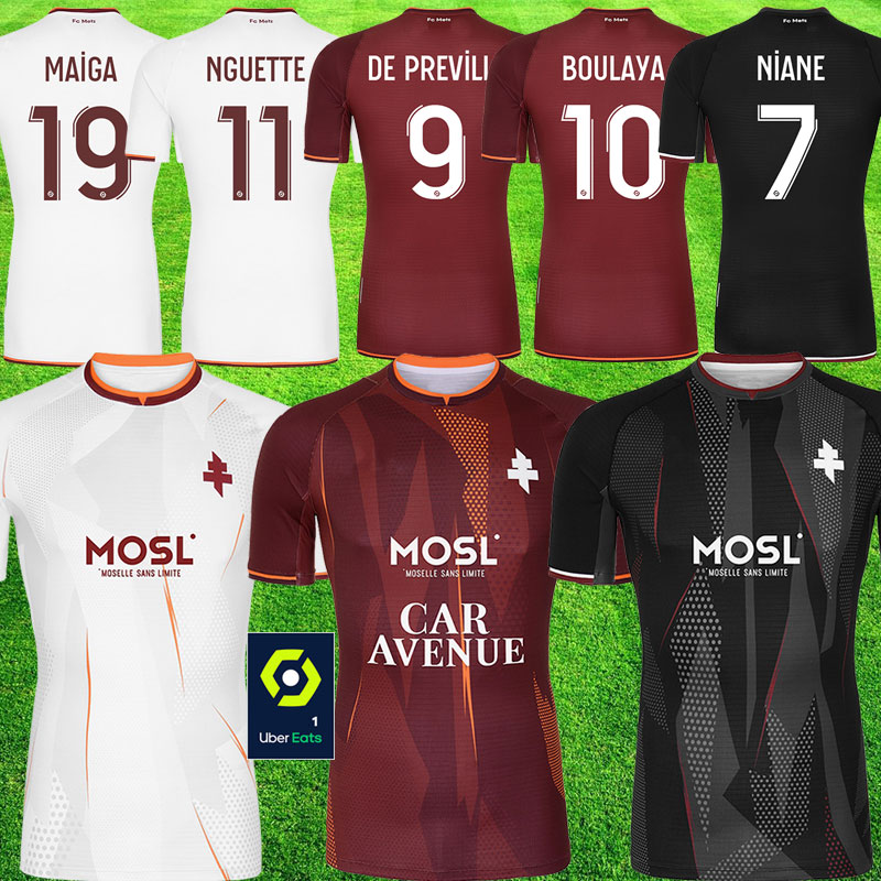 21 22 FC METZ home SOCCER JERSEYS DIALLO CENTONZE 18 DE PREVILLE 9 NIANE 7 BOULAYA 10 jersey football shirts 2021 kids away third white black top sets 2022
21 22 FC METZ home SOCCER JERSEYS DIALLO CENTONZE 18 DE PREVILLE 9 NIANE 7 BOULAYA 10 jersey football shirts 2021 kids away third white black top sets 2022