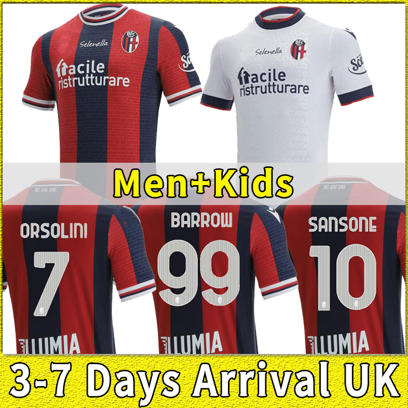 21 22 Bologna Soccer Jerseys 2021 2022 home away Skov Olsen Barrow Orsolini Soriano Tomiyasu Sansone Dominguez Football Shirt SIZE S-XXL kids set full socks player
21 22 Bologna Soccer Jerseys 2021 2022 home away Skov Olsen Barrow Orsolini Soriano Tomiyasu Sansone Dominguez Football Shirt SIZE S-XXL kids set full socks player