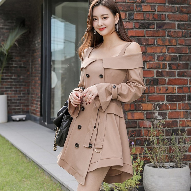 ZAWFL Elegant Double Breasted Sheath Bodycon Women Dress Off Shoulder Slim Waist Mini Work to Wear Female Vestidos femme 210525, Picture color
ZAWFL Elegant Double Breasted Sheath Bodycon Women Dress Off Shoulder Slim Waist Mini Work to Wear Female Vestidos femme 210525, Picture color