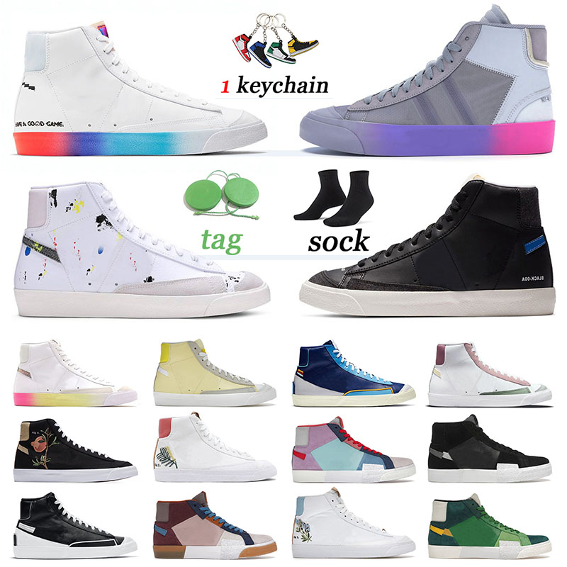 High quality blazer mid 77 vintage mens Casual shoes women black white green Indigo Mosaic Brown Habanero Red Pacific Blue Multi Original sport sneakers size 36-45, A25
High quality blazer mid 77 vintage mens Casual shoes women black white green Indigo Mosaic Brown Habanero Red Pacific Blue Multi Original sport sneakers size 36-45, A25