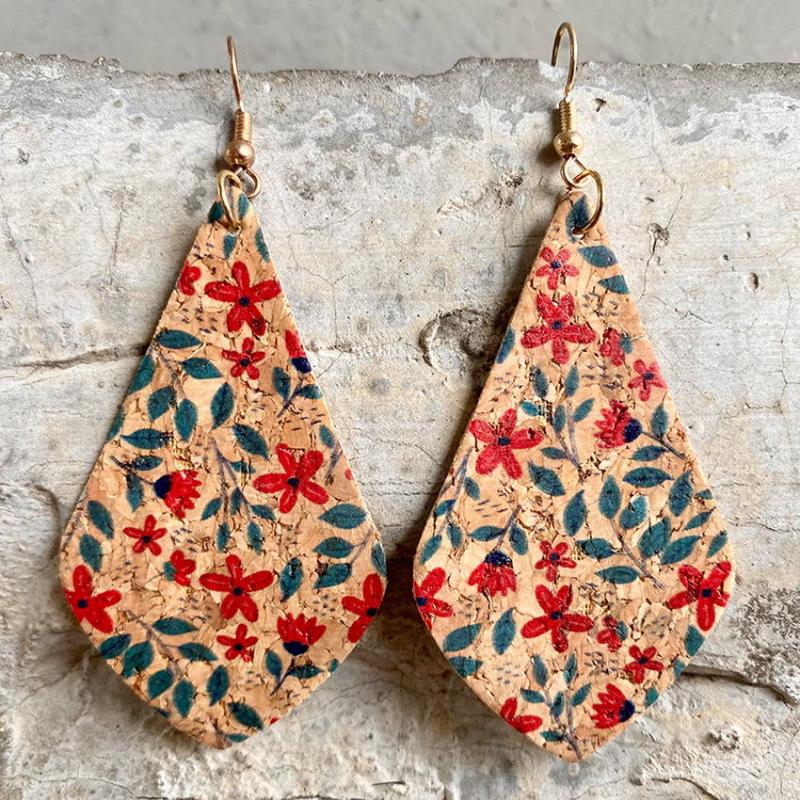 Dangle & Chandelier Cute Flower Leaf Print Cork Tear Drop Earrings For Women 2021 Fall Every Day Vintage, Silver
Dangle & Chandelier Cute Flower Leaf Print Cork Tear Drop Earrings For Women 2021 Fall Every Day Vintage, Silver